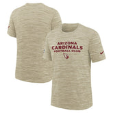 Arizona Cardinals Youth 2025 Rivalries Collection Sideline Velocity Dri-FIT T-Shirt - Natural - Nike