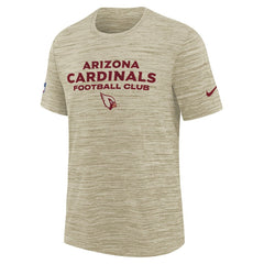 Arizona Cardinals Youth 2025 Rivalries Collection Sideline Velocity Dri-FIT T-Shirt - Natural - Nike