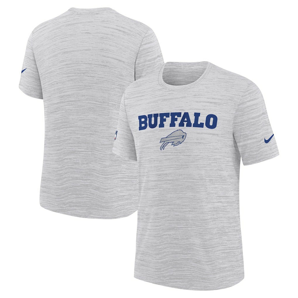 Buffalo Bills Youth 2025 Rivalries Collection Sideline Velocity Dri-FIT T-Shirt - White - Nike