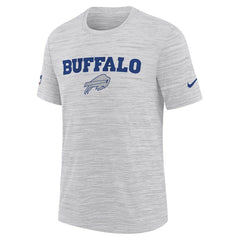 Buffalo Bills Youth 2025 Rivalries Collection Sideline Velocity Dri-FIT T-Shirt - White - Nike