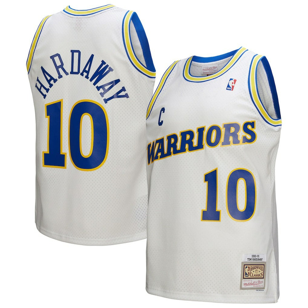 Mitchell & Ness Tim Hardaway Golden State Warriors Hardwood Classics 1990/91 Swingman Jersey White