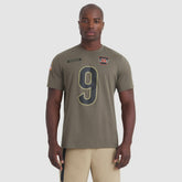 Joe Burrow Cincinnati Bengals 2025 Salute to Service Name & Number T-Shirt - Olive - Nike