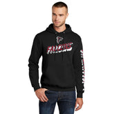 Atlanta Falcons Starter Wordmark Logo Pullover Hoodie - Black - NFL
