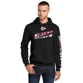 Kansas City Chiefs Starter Wordmark Logo Pullover Hoodie - Black - NFL