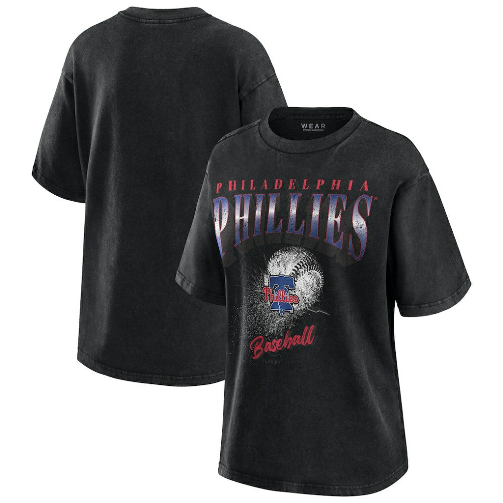 Philadelphia Phillies WEAR by Erin Andrews Women's Oversized Boyfriend T-Shirt Online