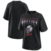 Philadelphia Phillies WEAR by Erin Andrews Women's Oversized Boyfriend T-Shirt Online