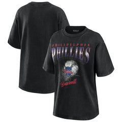 Philadelphia Phillies WEAR by Erin Andrews Women's Oversized Boyfriend T-Shirt Online