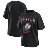 Atlanta Braves WEAR by Erin Andrews Women's Oversized Boyfriend T-Shirt Near Me