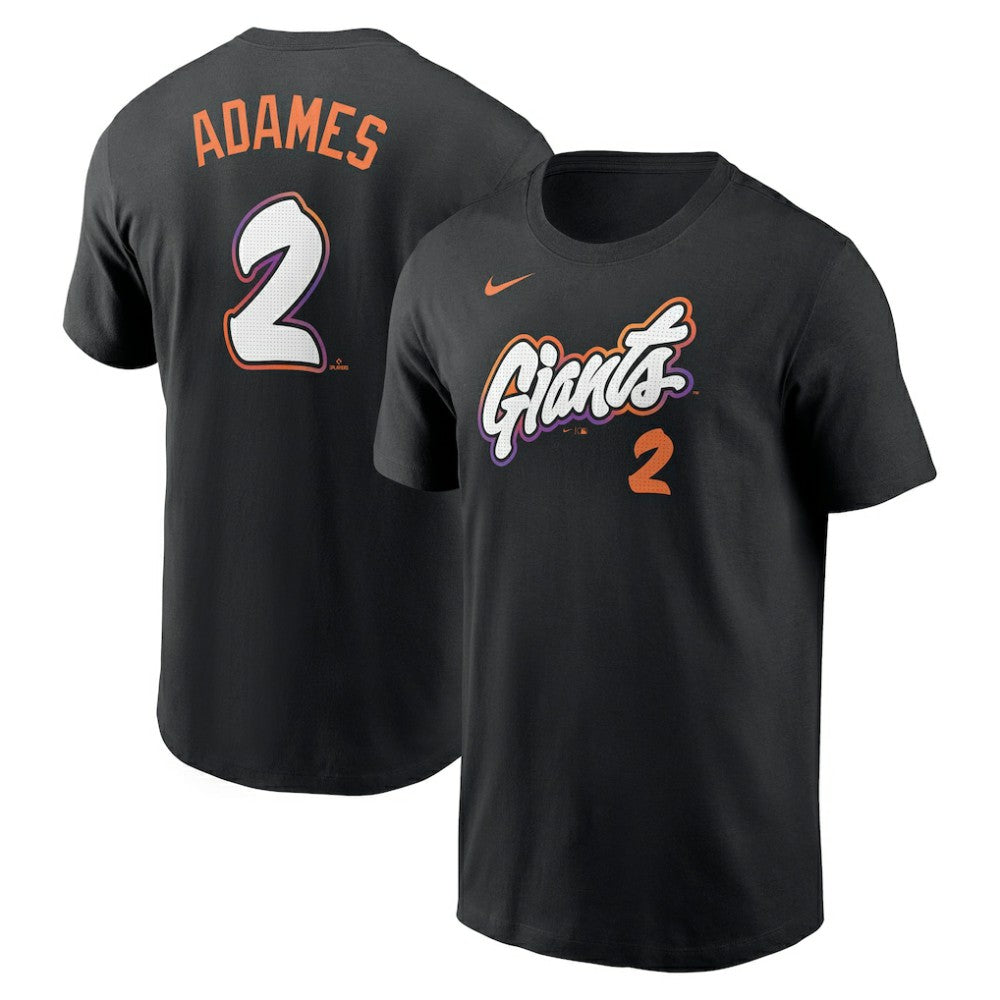 Willy Adames San Francisco Giants Nike 2025 City Connect Fuse Name & Number T-Shirt Online