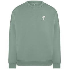 Philadelphia Phillies Levelwear Women's Luxe Signature Tri-Blend Pullover Sweatshirt Discount