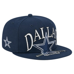 Dallas Cowboys New Era Oversized 59FIFTY Fitted Hat - Navy - NFL
