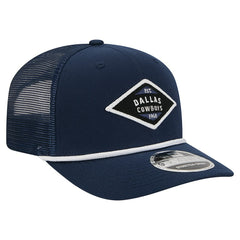 Dallas Cowboys New Era 9SEVENTY Team Rope Stretch-Snap Hat - Navy - NFL