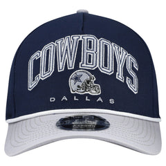 Dallas Cowboys New Era Arch 9FORTY A-Frame M-Crown Adjustable Hat - Navy - NFL