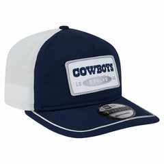 Dallas Cowboys New Era Patch 19TWENTY Adjustable Hat - Navy/White - NFL