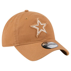 Dallas Cowboys New Era Stamp 9TWENTY Adjustable Hat - Brown - NFL