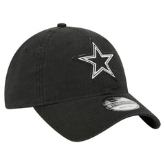 Dallas Cowboys New Era Stamp 9TWENTY Adjustable Hat - Black - NFL