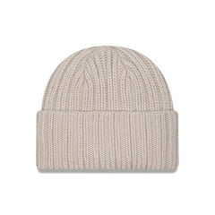 Dallas Cowboys New Era Logo Applique Cuffed Knit Hat - Light Beige - NFL