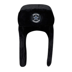 Dallas Cowboys New Era Quilted Trapper Hat - Black - NFL