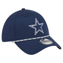 Dallas Cowboys New Era Featherweight Poly Rope Flex 39Thirty Hat - Navy - NFL
