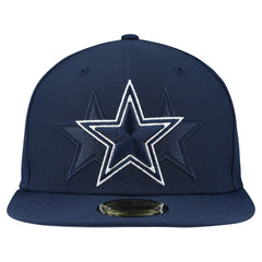 Dallas Cowboys New Era Tri-Hit 59FIFTY Fitted Hat - Navy - NFL