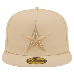 Dallas Cowboys New Era Color Pack A-Frame 59FIFTY Fitted Hat - Light Beige - NFL