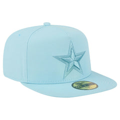 Dallas Cowboys New Era Color Pack A-Frame 59FIFTY Fitted Hat - Light Blue - NFL