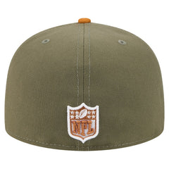 Dallas Cowboys New Era 2-Tone Color Pack A-Frame 59FIFTY Fitted Hat - Olive/Brown - NFL