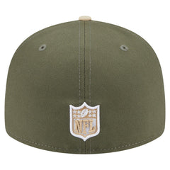 Dallas Cowboys New Era 2-Tone Color Pack Split Panel 59FIFTY Fitted Hat - Light Beige/Olive - NFL