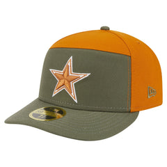 Dallas Cowboys New Era 2-Tone Color Pack Split Panel 59FIFTY Fitted Hat - Olive/Brown - NFL