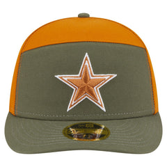 Dallas Cowboys New Era 2-Tone Color Pack Split Panel 59FIFTY Fitted Hat - Olive/Brown - NFL