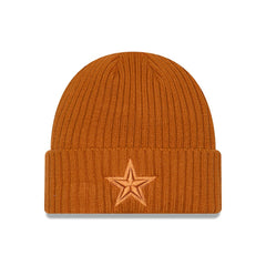 Dallas Cowboys New Era Color Pack Cuffed Knit Hat - Brown - NFL