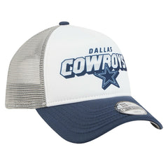 Dallas Cowboys New Era Preschool Streak A-Frame 9FORTY Adjustable Hat - White/Navy - NFL