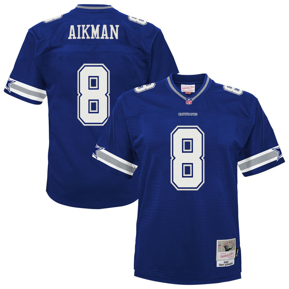 Troy Aikman Dallas Cowboys Preschool 1996 Retired Player Legacy Jersey - Navy - Mitchell & Ness