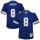 Troy Aikman Dallas Cowboys Preschool 1996 Retired Player Legacy Jersey - Navy - Mitchell & Ness