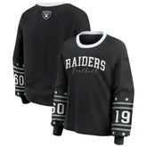 Las Vegas Raiders WEAR by Erin Andrews Women's Sport Long-Sleeve T-Shirt - Black - NFL