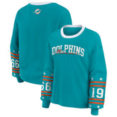 Miami Dolphins WEAR by Erin Andrews Women's Sport Long-Sleeve T-Shirt - Aqua - NFL