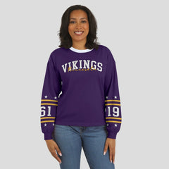 Minnesota Vikings WEAR by Erin Andrews Women's Sport Long-Sleeve T-Shirt - Purple - NFL