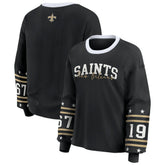 New Orleans Saints WEAR by Erin Andrews Women's Sport Long-Sleeve T-Shirt - Black - NFL