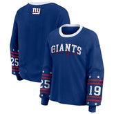 New York Giants WEAR by Erin Andrews Women's Sport Long-Sleeve T-Shirt - Royal - NFL