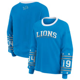 Detroit Lions WEAR by Erin Andrews Women's Sport Long-Sleeve T-Shirt - Blue - NFL
