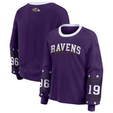 Baltimore Ravens WEAR by Erin Andrews Women's Sport Long-Sleeve T-Shirt - Purple - NFL