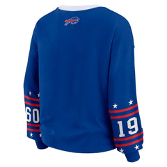 Buffalo Bills WEAR by Erin Andrews Women's Plus Size Sport Long-Sleeve T-Shirt - Royal - NFL