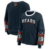 Chicago Bears WEAR by Erin Andrews Women's Plus Size Sport Long-Sleeve T-Shirt - Navy - NFL