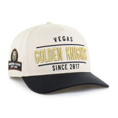 Vegas Golden Knights '47 Expansion Debut Two-Tone Hitch Adjustable Hat - Cream/Black | 47 brand discount