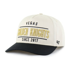 Vegas Golden Knights '47 Expansion Debut Two-Tone Hitch Adjustable Hat - Cream/Black | 47 brand discount