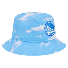 New Era Golden State Warriors Summer Sun and Storm Reversible Bucket Hat Black/Light Blue