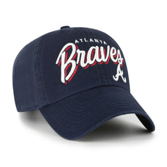 Atlanta Braves '47 Women's Ariana Clean Up Adjustable Hat Outlet