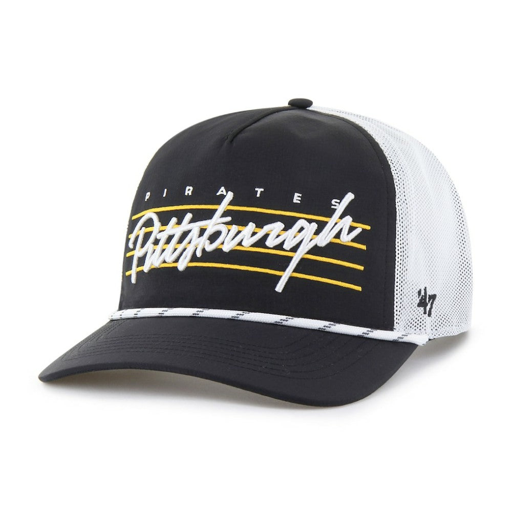Pittsburgh Pirates '47 Brrr Downburst Mesh Hitch Adjustable Hat Sale