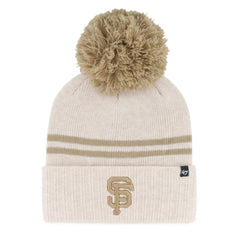 San Francisco Giants '47 Women's Latte Cuffed Knit Hat with Pom Near Me