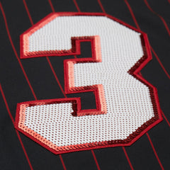 Mitchell & Ness Dwyane Wade Miami Heat x DANNIJO Women's Cropped Football Fashion Jersey Black
